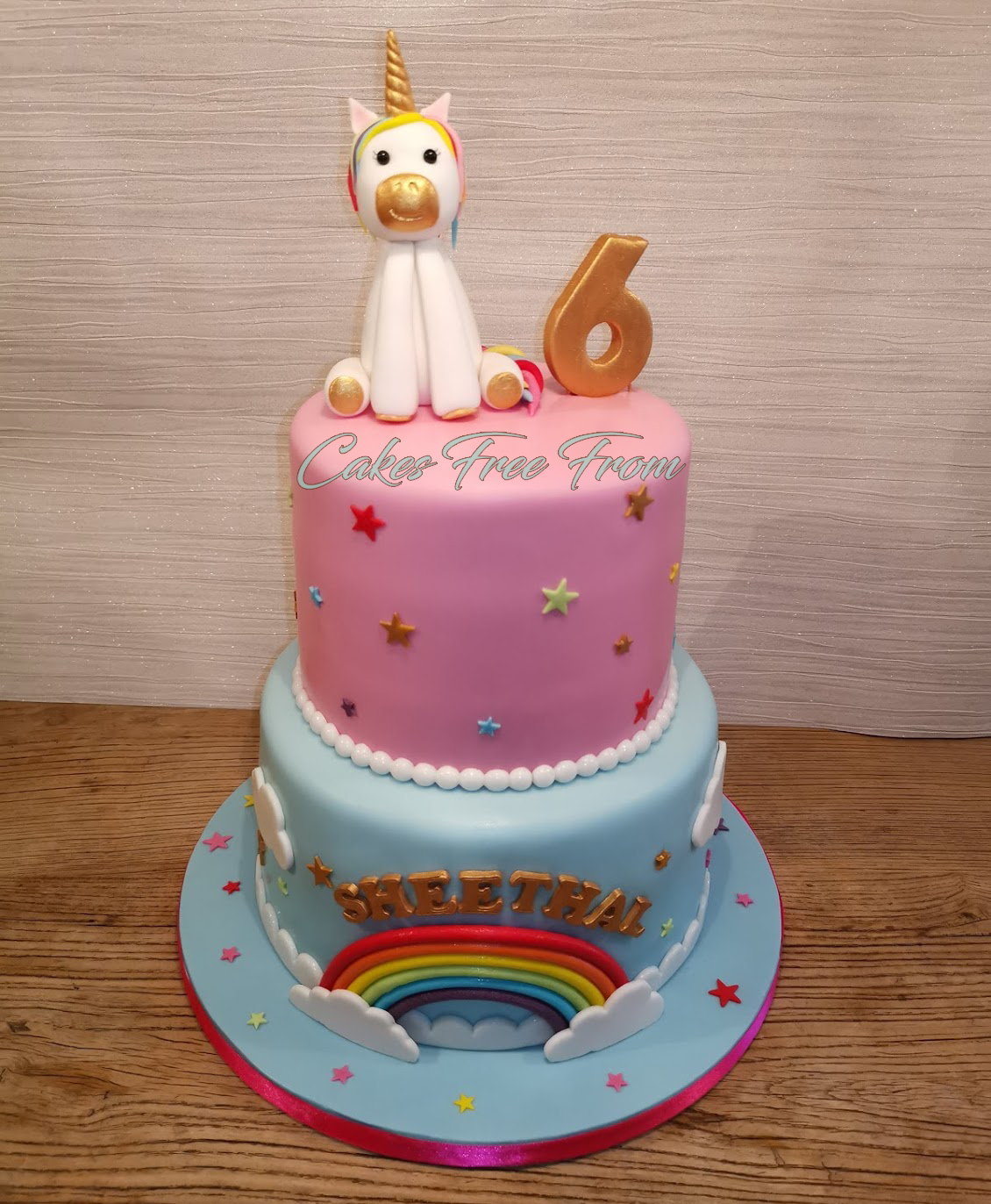 Unicorn Rainbow Cake